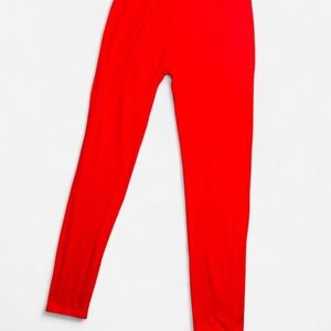 Plus Size Red Leggings